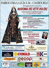 Festeggiamenti in onore della madonna dei sette dolori